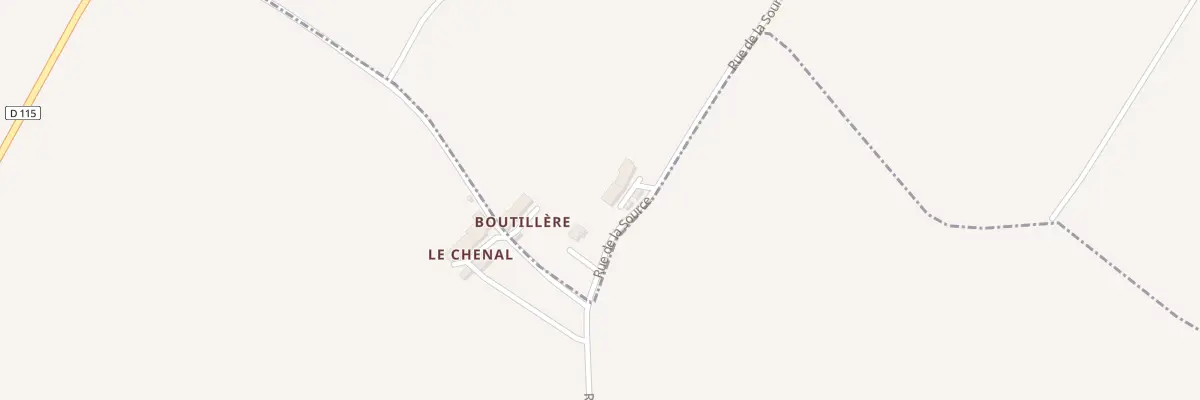 Plan du 38 Rue de la Source à Louchy-Montfand
