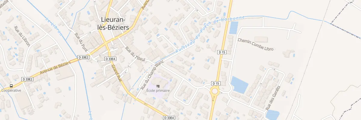 Plan du 17 Rue du Champ Blanc à Lieuran-lès-Béziers