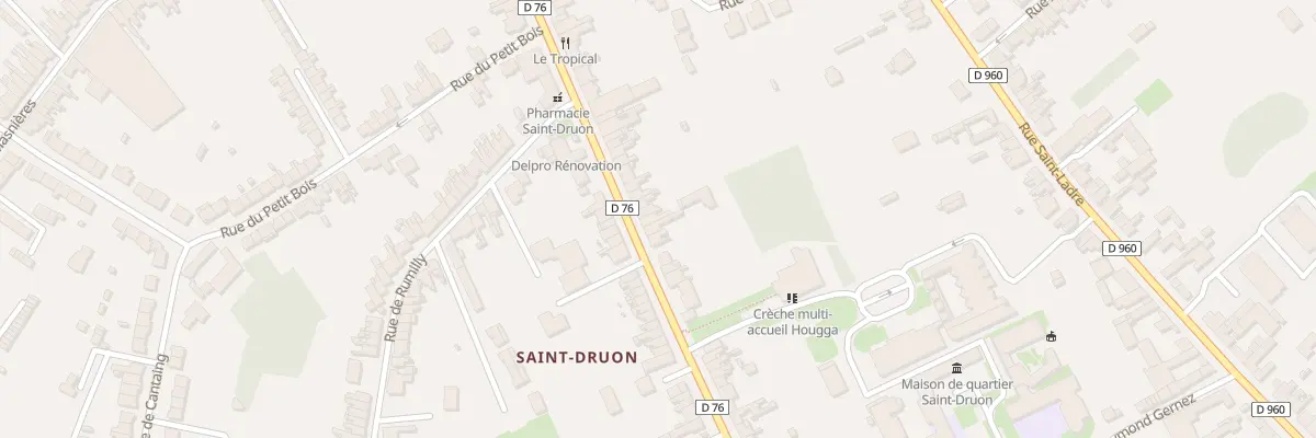Plan du 61 Rue Saint-druon à Cambrai