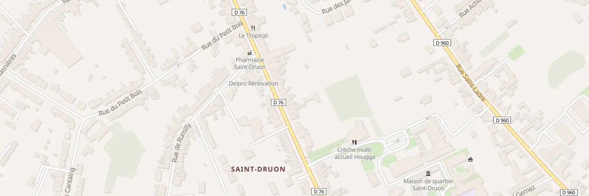 Plan du 57 Rue Saint-druon à Cambrai