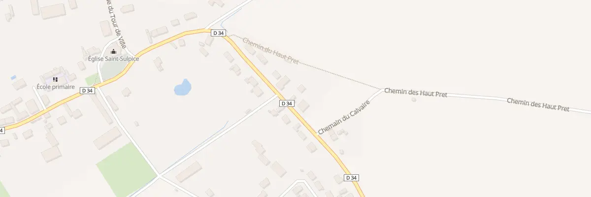 Plan du 10 Rue de Montescourt à Clastres