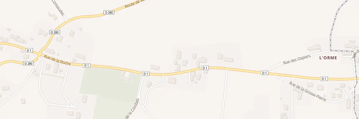 Plan du 67 Rue de la Roche à Bransat