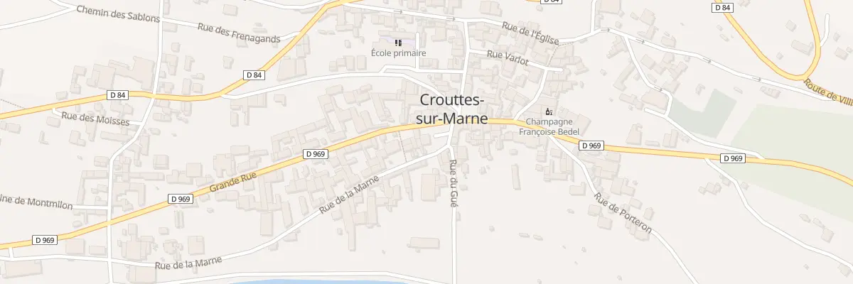 Plan du 52 Gr Grande Rue à Crouttes-sur-Marne