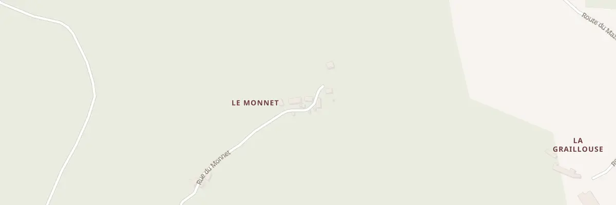 Plan du 5077 Le Monnet à Antrenas