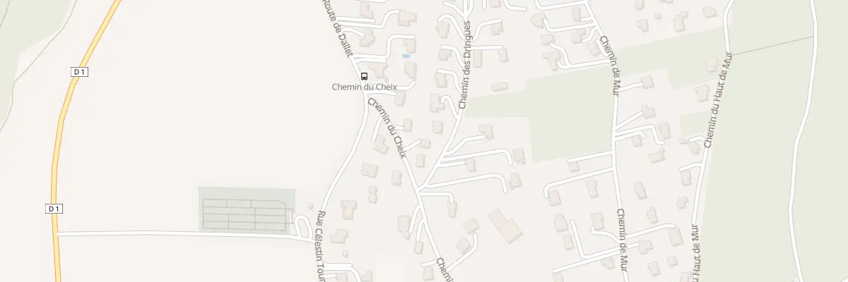 Plan du 500 Che du Cheix à Mur-sur-Allier