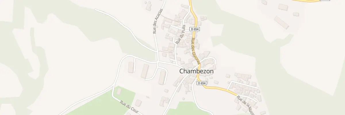 Plan du 5002A Le Bourg à Chambezon
