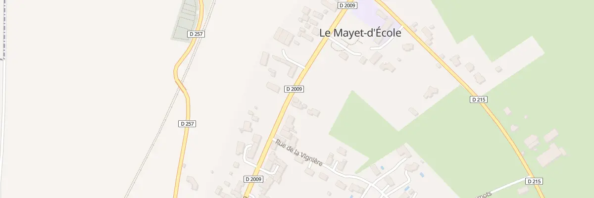 Plan du 73 Rte Nationale 9 au Mayet-d’École