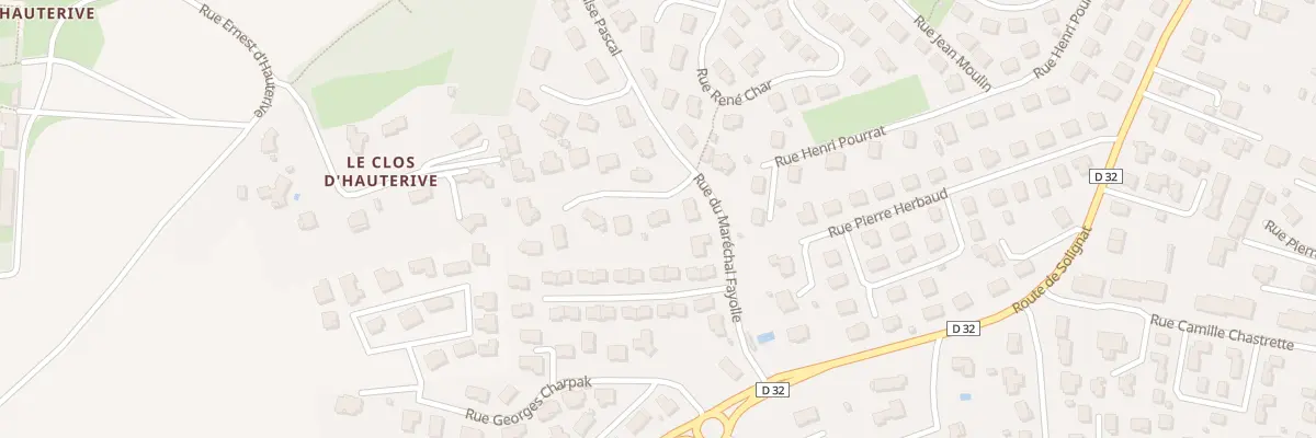 Plan du 26 Rue du Marechal Fayolle à Issoire