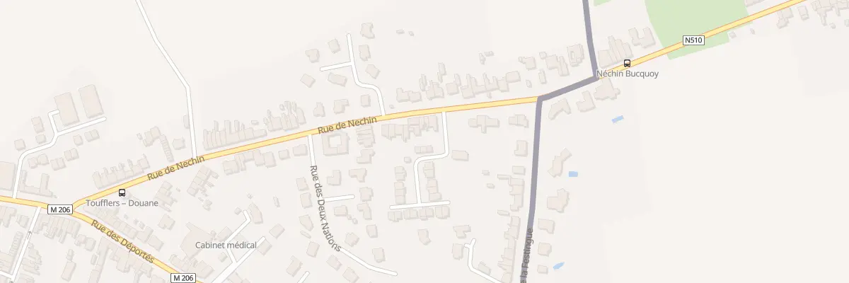 Plan du 84 Rue de Nechin à Toufflers