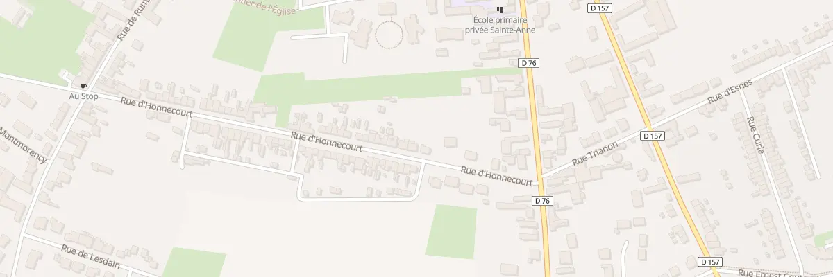 Plan du 69 Rue d’Honnecourt à Cambrai