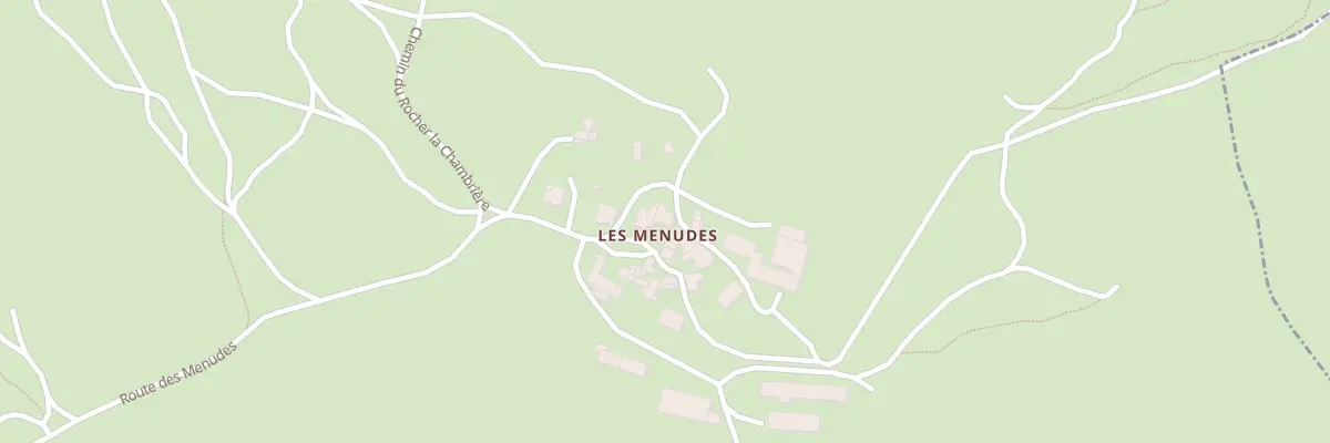 Plan du 5213 Les Menudes à Cornus