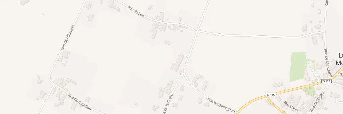 Plan du 17 Rue de la Croix à Louchy-Montfand