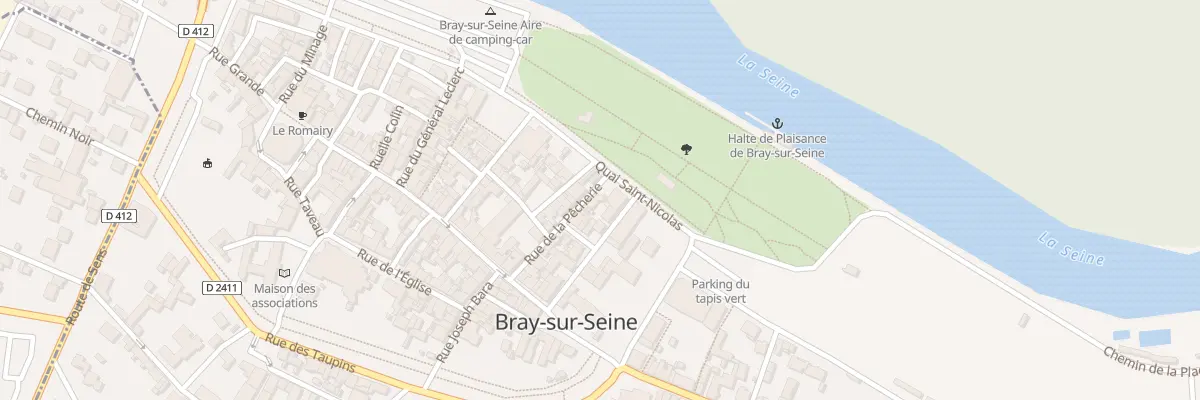 Plan du 5 Quai Saint-Nicolas à Bray-sur-Seine