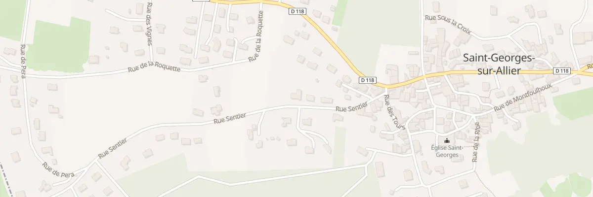 Plan du 10 Rue Sentier à Saint-Georges-sur-Allier