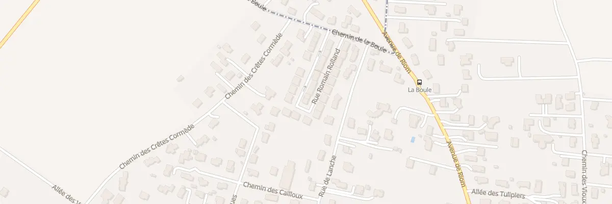 Plan du 29 Rue Romain Rolland à Pont-du-Château