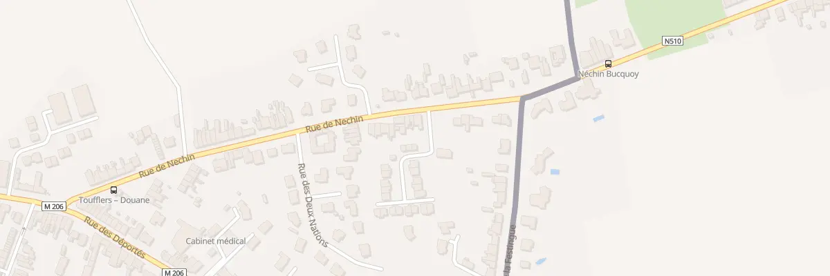 Plan du 84B Rue de Nechin à Toufflers
