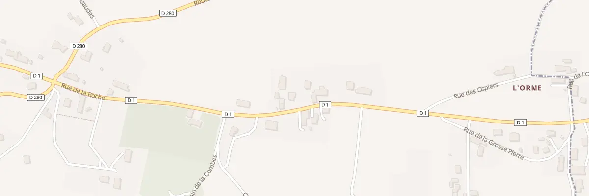 Plan du 69 Rue de la Roche à Bransat