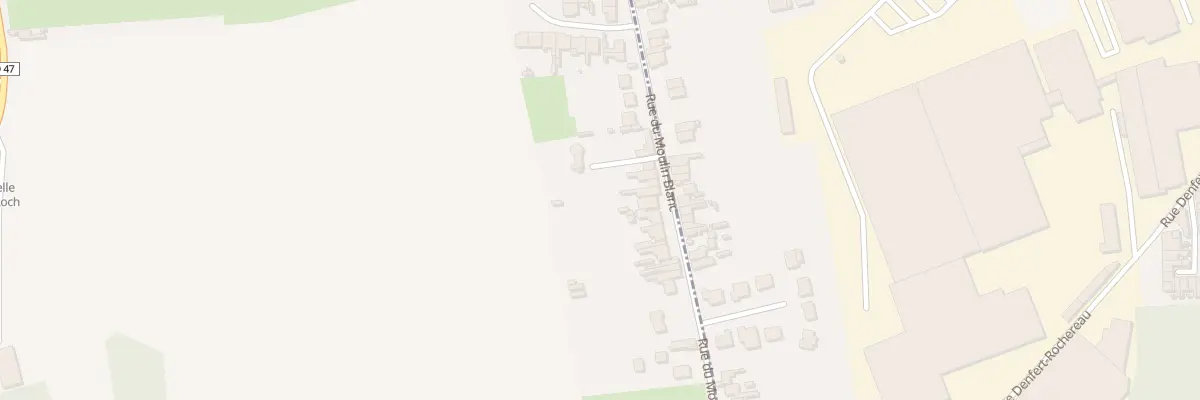 Plan du 84 Rue du Moulin Blanc à Auberchicourt