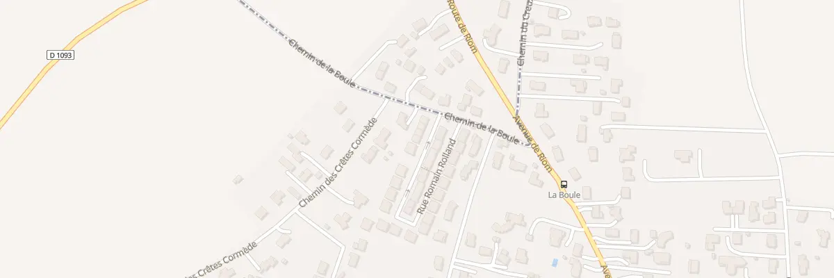 Plan du 8 Rue Romain Rolland à Pont-du-Château