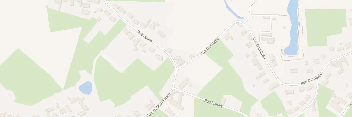 Plan du 651 Rue Haute à Bouvignies