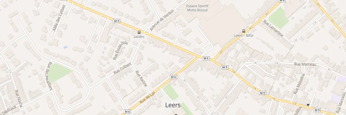 Plan du 15 Rue du Mal Leclerc à Leers