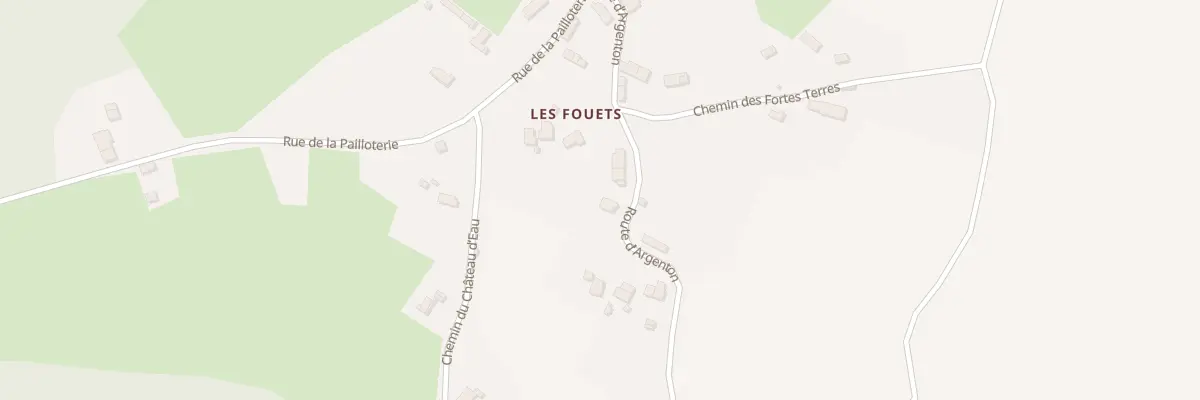 Plan du 80 Les Fouets à Dracy
