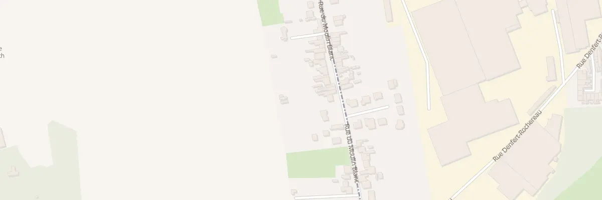 Plan du 98 Rue du Moulin Blanc à Auberchicourt