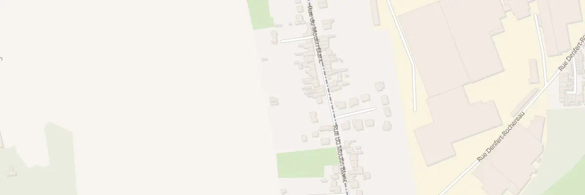 Plan du 96 Rue du Moulin Blanc à Auberchicourt
