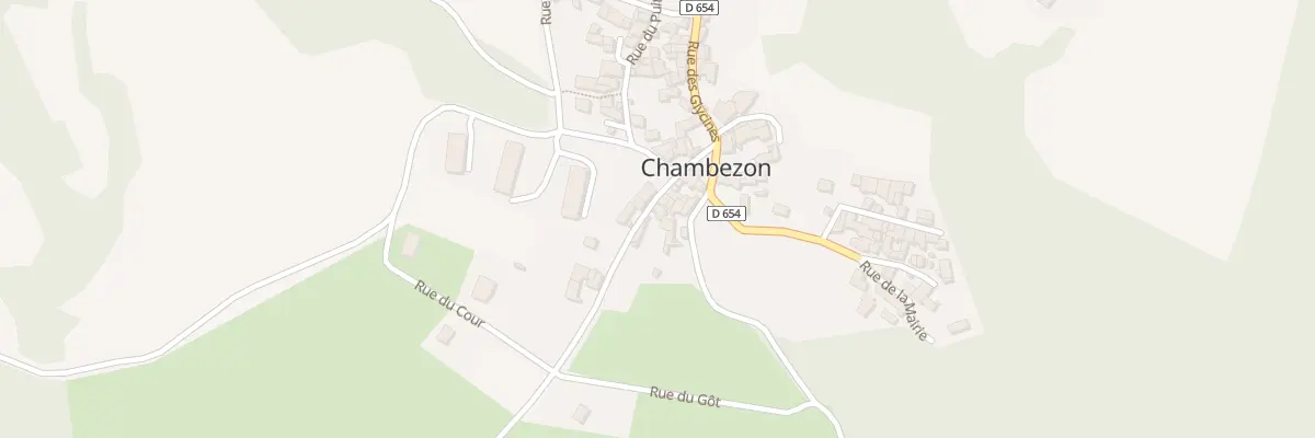 Plan du 3 Rue de L’Allagnon à Chambezon