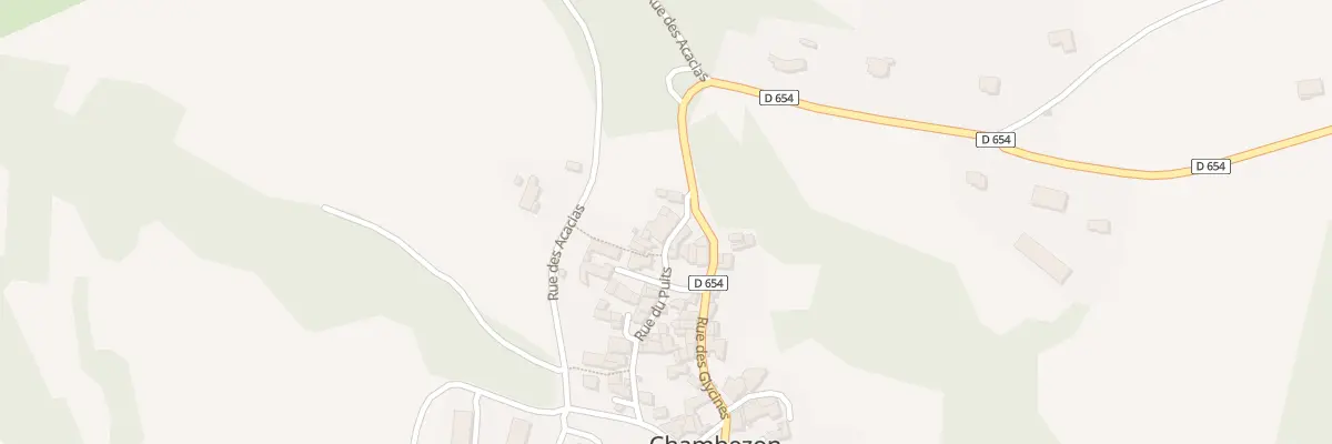 Plan du 5037 Le Bourg à Chambezon