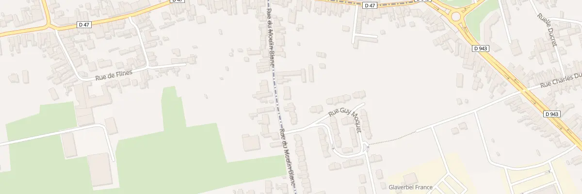 Plan du 19 Rue du Moulin Blanc à Aniche