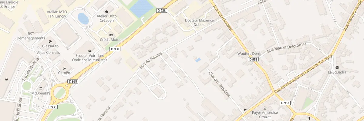 Plan du 44 Rue de Fleurus à Orchies