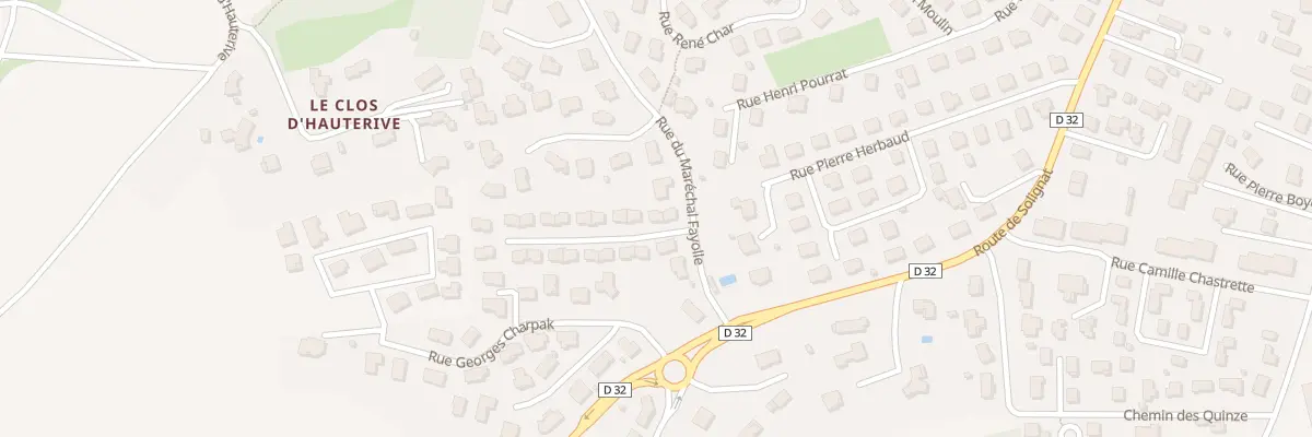 Plan du 22 Rue du Marechal Fayolle à Issoire