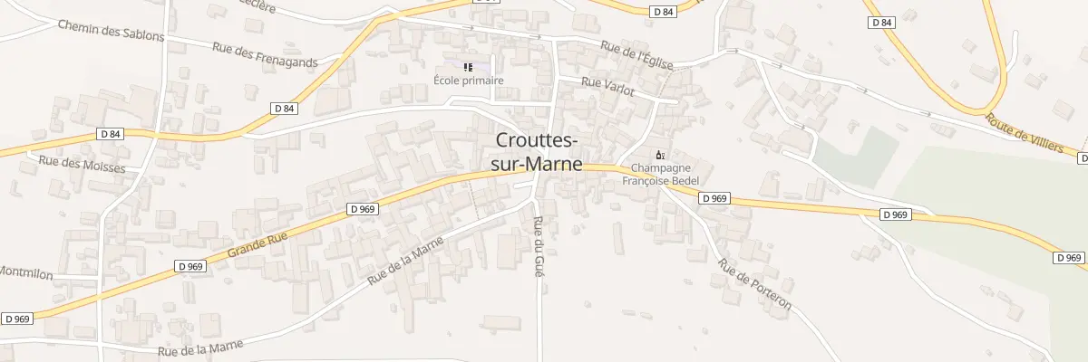 Plan du 54 Gr Grande Rue à Crouttes-sur-Marne