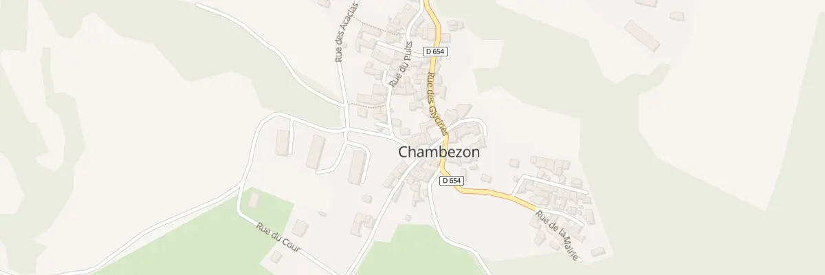 Plan du 5024A Le Bourg à Chambezon