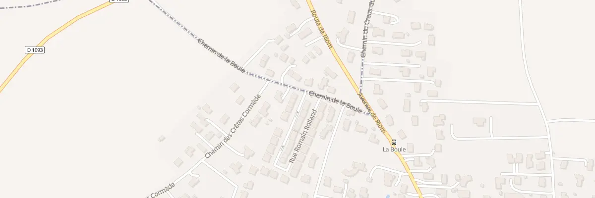 Plan du 2 Rue Romain Rolland à Pont-du-Château