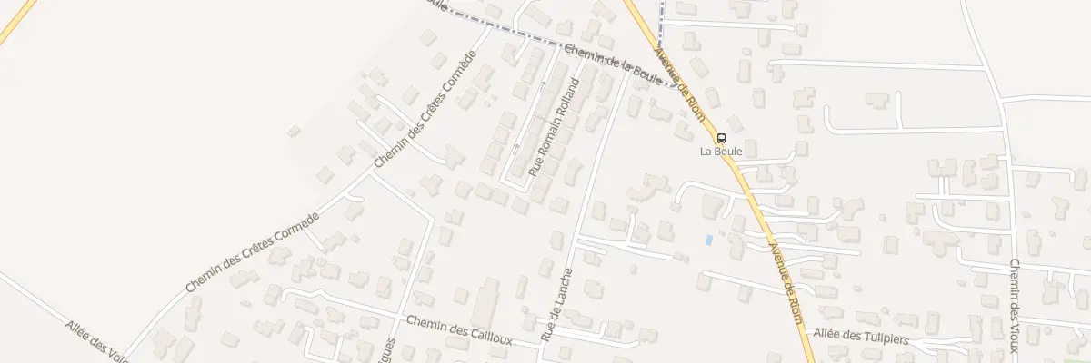 Plan du 30 Rue Romain Rolland à Pont-du-Château