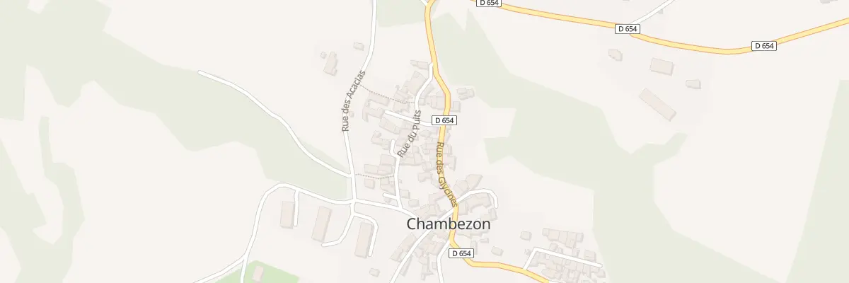 Plan du 3 Pl de L’Église à Chambezon