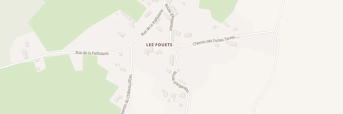 Plan du 79 Les Fouets à Dracy