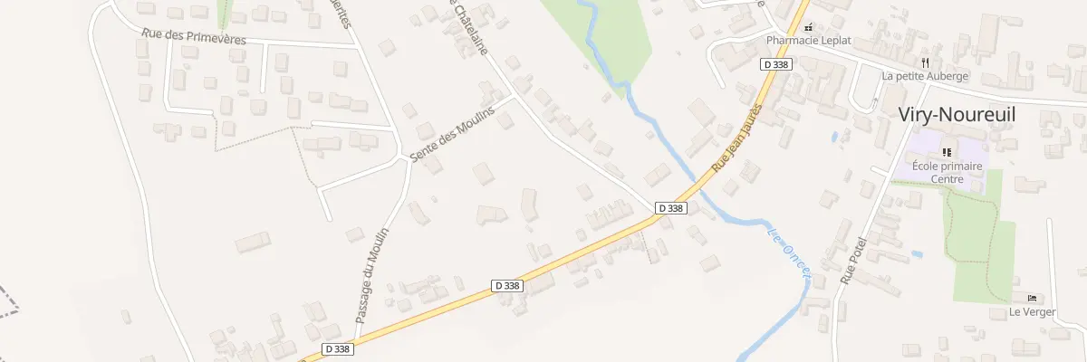Plan du 1B Rue Châtelaine à Viry-Noureuil