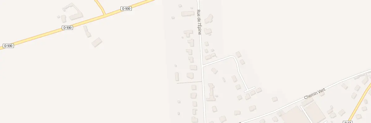 Plan du 41 Rue de l’Epine à Dallon