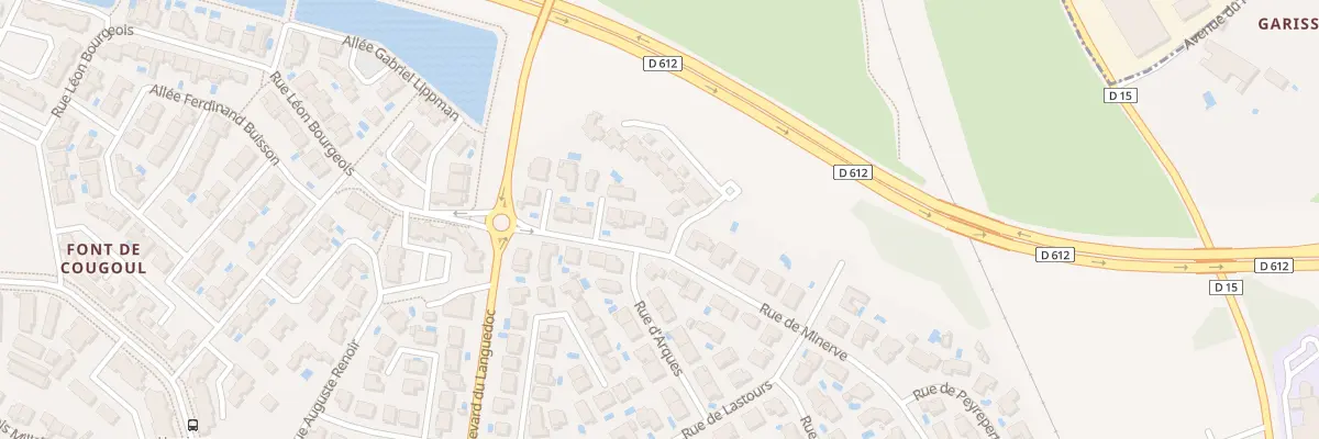 Plan du 107 Rue de Minerve à Béziers
