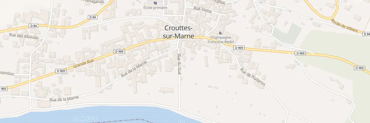 Plan du 6 Rue du Gué à Crouttes-sur-Marne