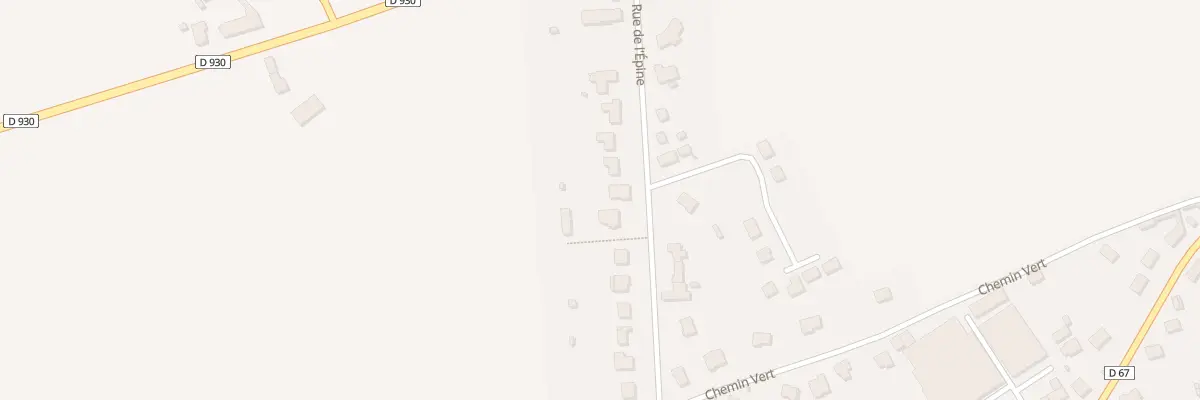 Plan du 39 Rue de l’Epine à Dallon
