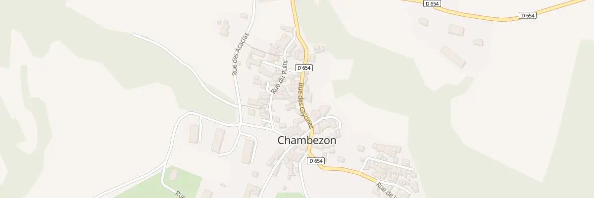 Plan du 5050 Le Bourg à Chambezon