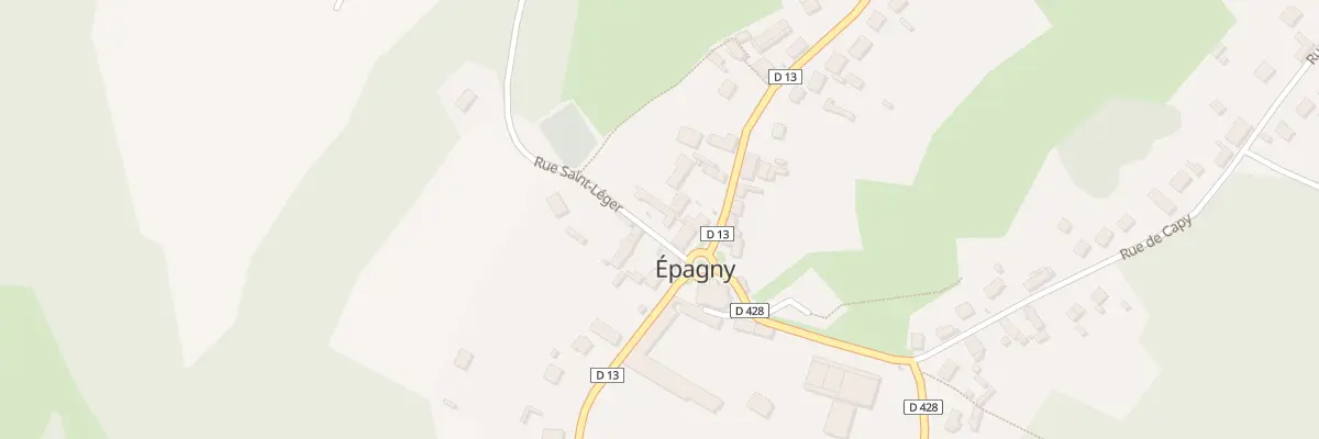 Plan du 2 Rue de Saint Leger à Épagny
