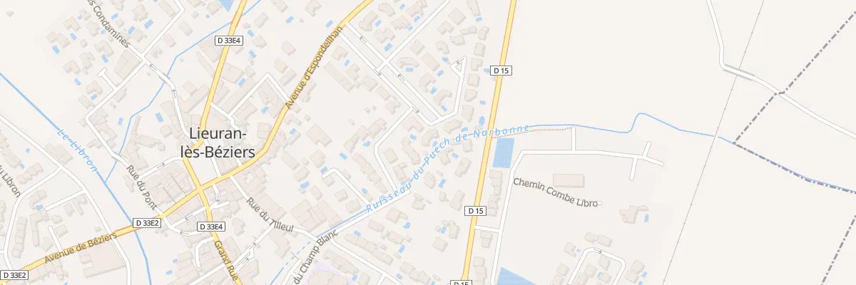 Plan du 7 Rue des Aires à Lieuran-lès-Béziers