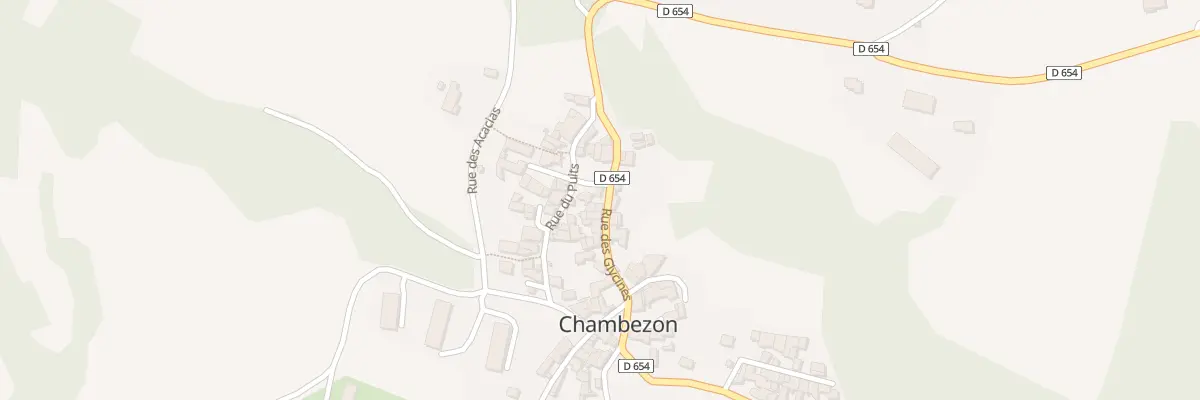Plan du 5070 Le Bourg à Chambezon