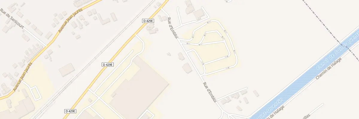 Plan du 104 Rue d’Embloi à Chauny