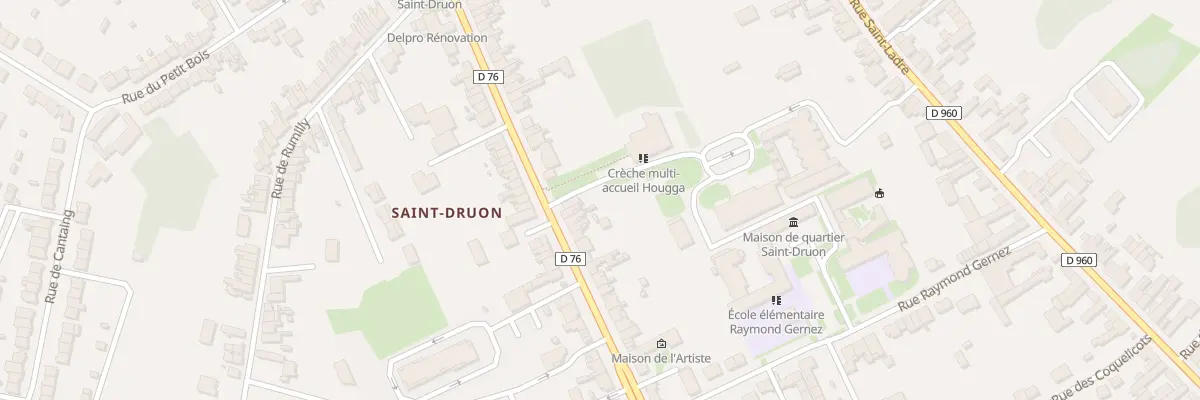 Plan du 81 Rue Saint-druon à Cambrai